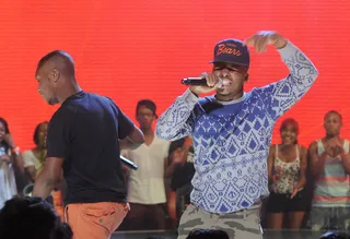 Passion - Reese Rel shows true passion as he gives it his all as he finishes his performance.&nbsp;&nbsp; (Photo: John Ricard / BET)