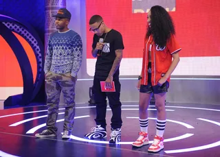Let's Take a Moment - Bow Wow takes a moments and prepares to announce the winner of this week's W.O.W. Summer Series competition at 106 &amp; Park.(Photo: John Ricard / BET)
