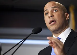 Not in the Bag - Newark Mayor Cory Booker's lead in the New Jersey Senate race is shrinking. A Quinnipiac University poll released on Sept. 24 showed him ahead of Republican opponent Steve Lonegan by just 12 points. That's down from a 25-point lead in the last poll.&nbsp;   (Photo: Ramin Talaie/Getty Images)