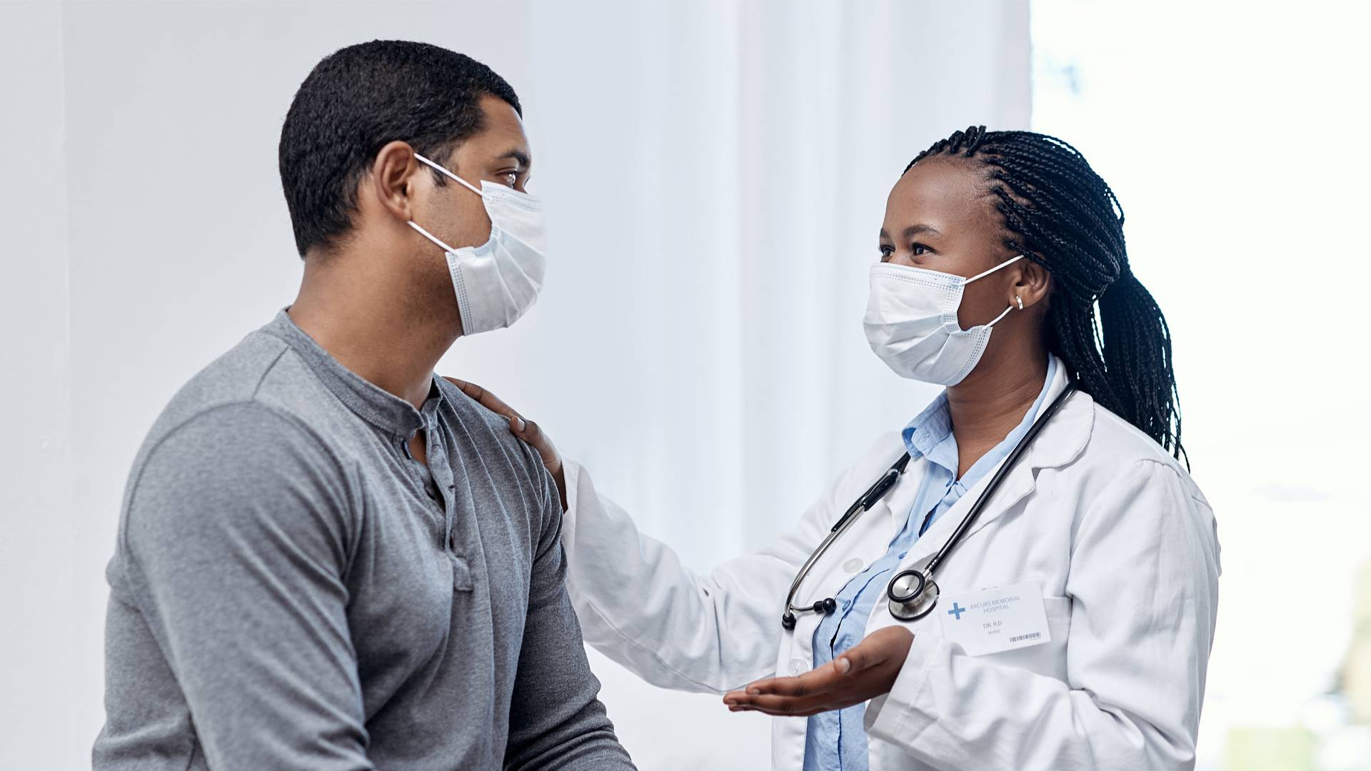 Shot of a doctor having a consultation with a patient