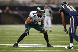 A Heart of Gold - Asomugha is a Berkeley graduate who runs a charity called the Asomugha Foundation to help disadvantaged youth in the U.S. as well as orphans and widows in Africa through education and empowerment.(Photo: Dilip Vishwanat/Getty Images)