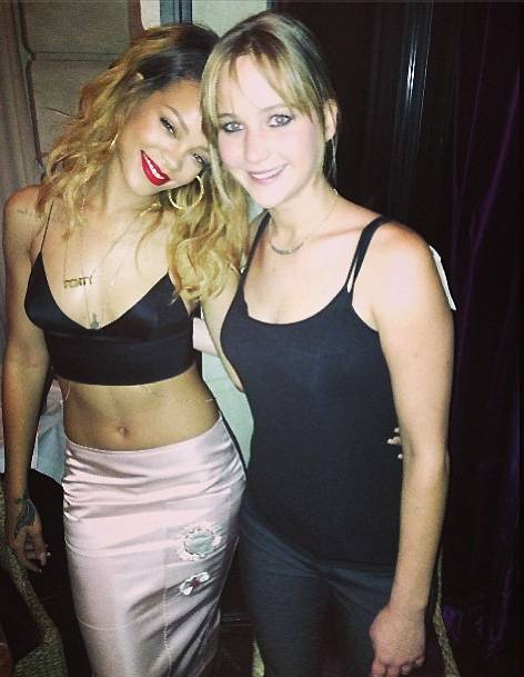 Rihanna, Jennifer Lawrence