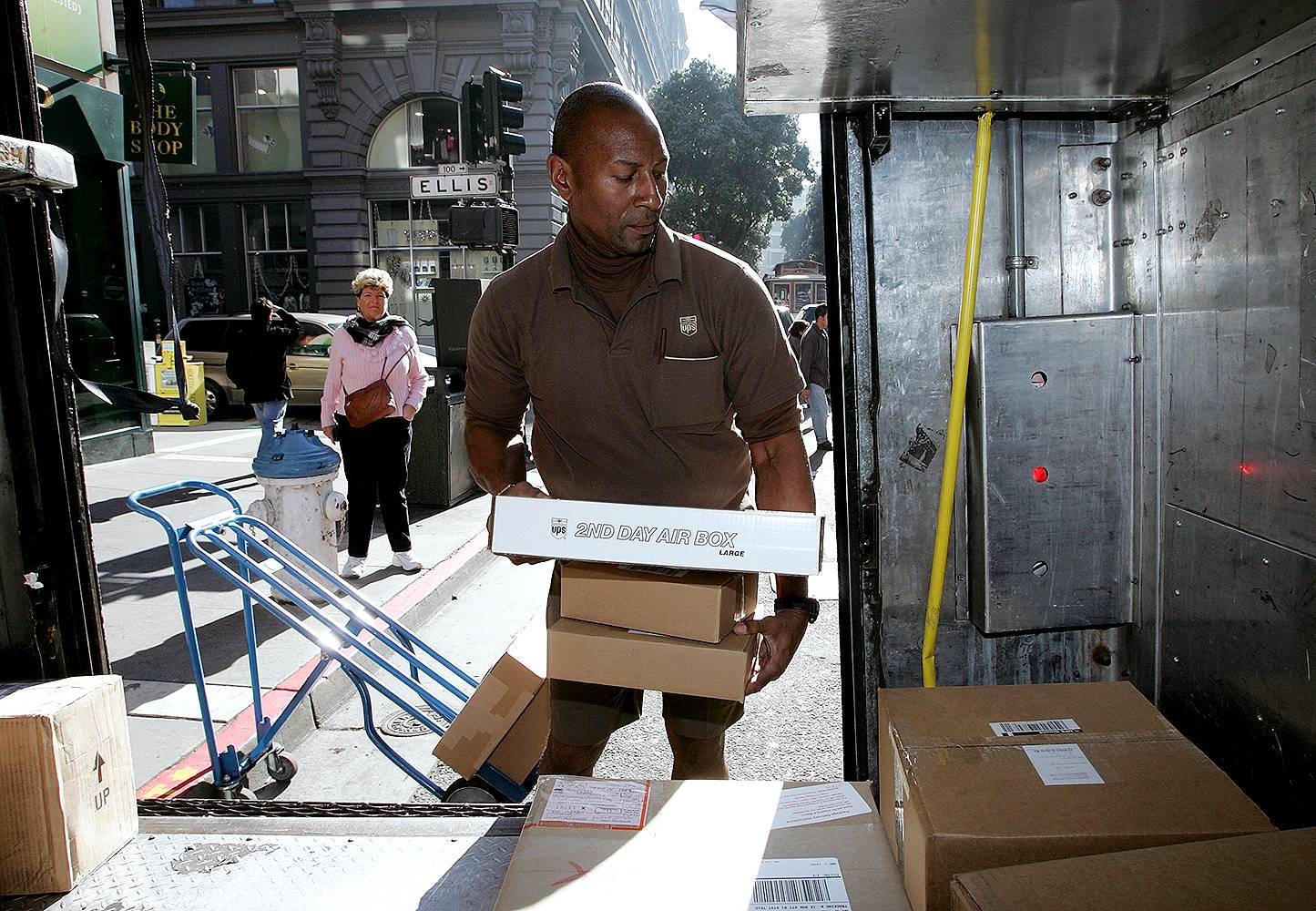 mom packing boxes