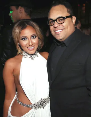 Coupledom - He was on hand to celebrate Adrienne's 30th birthday at Studio XXI in New York City. They even look like a couple here!(Photo: Johnny Nunez/WireImage)