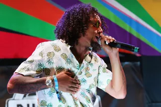 MAKE ‘EM BOUNCE&nbsp; - Hip hop duo Los Rakas performed their new single “Dale.”&nbsp;(Photo: Jesse Grant/BET/Getty Images for BET)