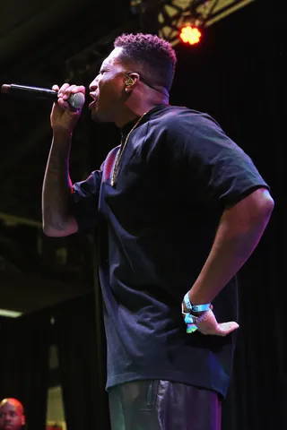 GAME ON - Lecrae turned it up for the BETX Stage.&nbsp;(Photo: Jesse Grant/BET/Getty Images for BET)