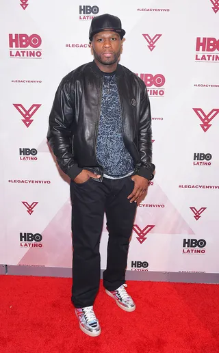 A Cultured Man - 50 Cent attends the HBO Latino red carpet premiere of Camino Al Concierto and Legacy: De Lider a Leyenda at Center 548 in New York City.(Photo: Michael Loccisano/Getty Images for HBO)