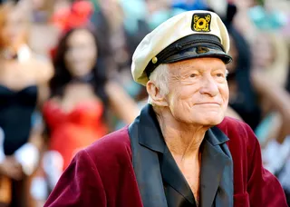 Hugh Hefner: April 9 - The head of the Playboy empire is still sporting that velvet robe at 89.(Photo: Charley Gallay/Getty Images for Playboy)