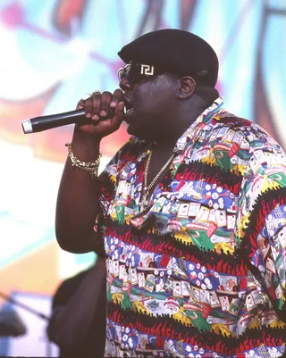 “You're All I Need to Get By”&nbsp; - Biggie went to Motown’s classic vaults and pulled out Marvin Gaye's&nbsp;and Tammy Terrell’s “You're All I Need To Get By” to serve player hater’s on Life After Death’s “My Downfall.”(Photo: Chris Walter/WireImage)