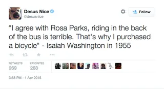 Desus Nice, @desusnice - Then this happened. Possibly the toughest burn ever.(Photo: Desus Nice via Twitter)