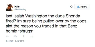 Kris, @krisharring - That moment when reality sinks in.(Photo: Kris Harring via Twitter)