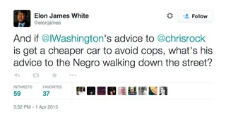 Elon James White, @elonjames - The problem lies deeper than we think.(Photo: Elon James White via Twitter)