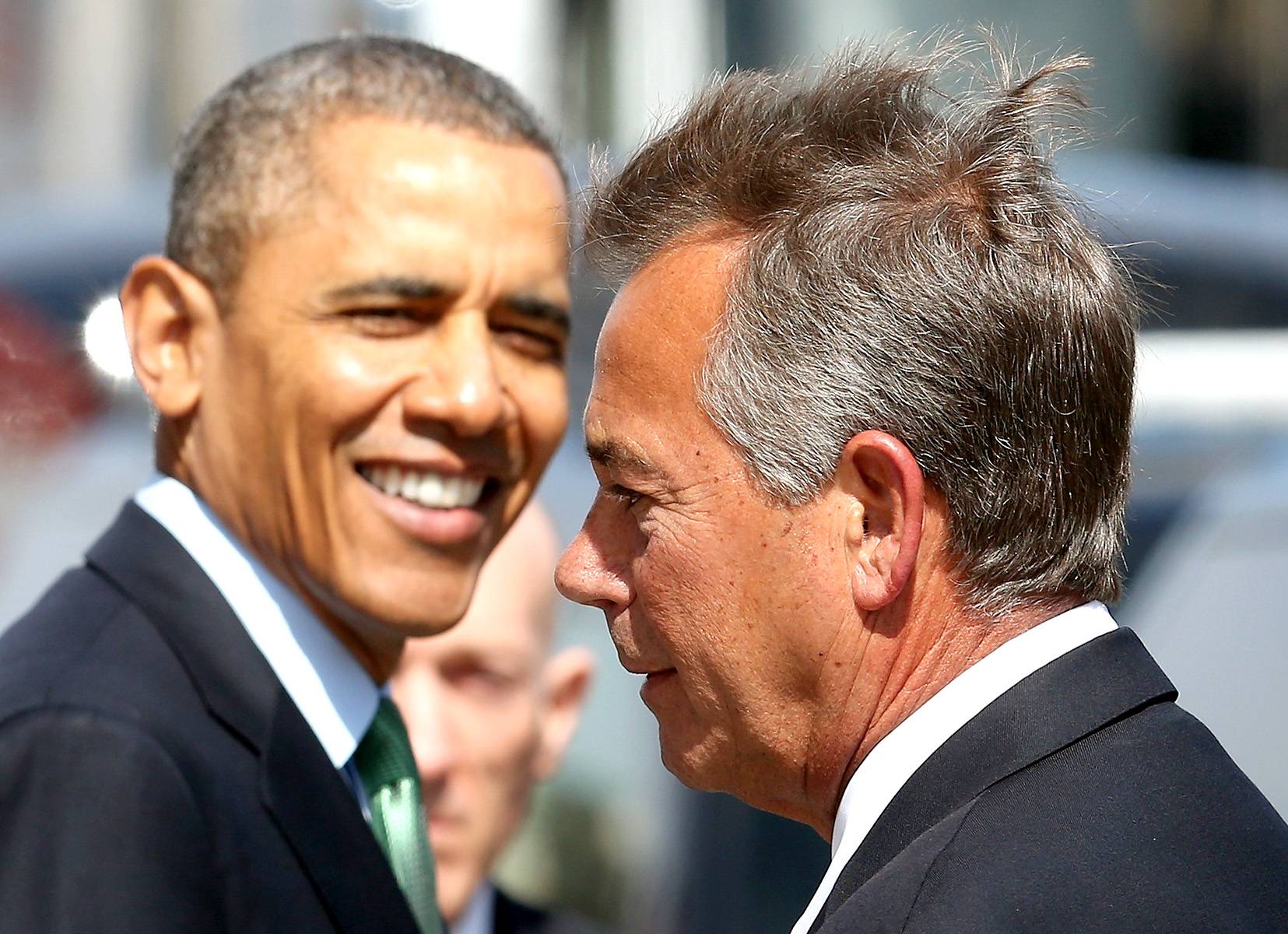 Barack Obama and John Boehner