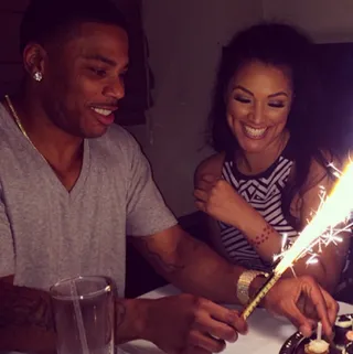 Nelly and His Boo  - Nelly and his bae Shantel Jackson celebrated the latter's birthday over the weekend. They haven't actually confirmed that they are are couple but they sure looked like they were canoodling in the photos she posted on her Instagram page.   (Photo: Shantel Jackson via Instagram)