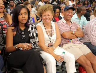 Courtside - &nbsp;(Photo: Chelsea Lauren/BET/Getty Images for BET)