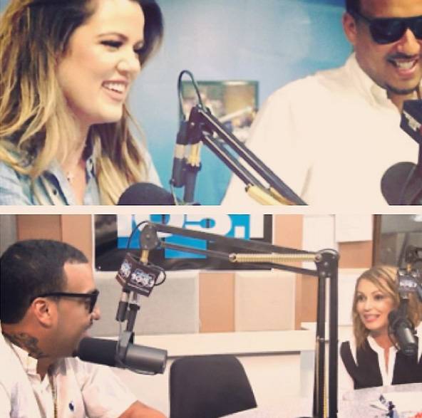 Angie Martinez, Khloe Kardashian, French Montana