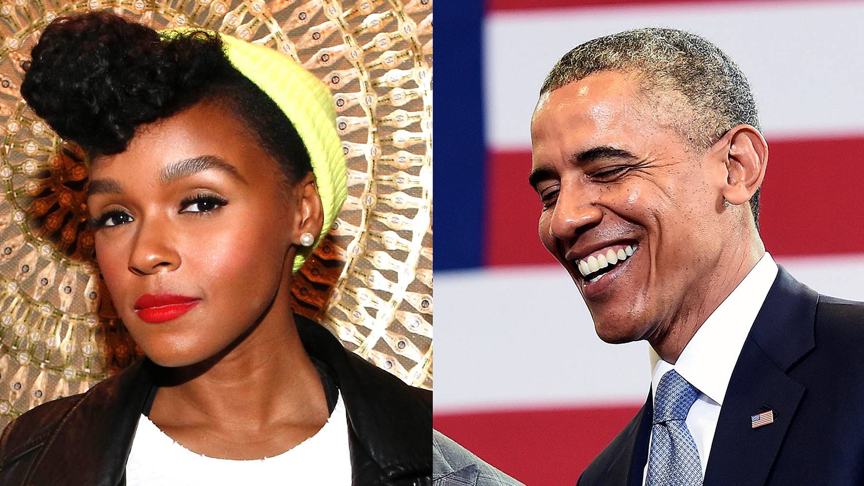 Janelle Monae, President Obama