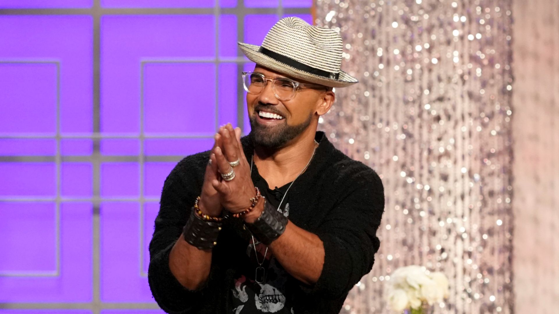 Shemar Moore (S.W.A.T.) on the set of the Daytime Emmy-winning The Talk for the shows 2500th episode, Friday, March 11, 2022 on the CBS Television Network and Paramount+. 