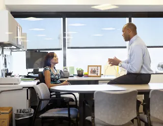 He’s Sooooo Busy at Work  - He could be using work as a cover to go out with the side chick. Or the side chick could be in his office; studies say that 60% of affairs start at work.  (Photo: Inti St Clair / Getty Images)