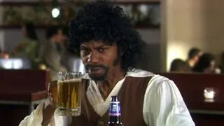 Samuel Jackson - It's Samuel Jackson (Samuel Jackson voice). Chappelle used this character to imitate the loud Snakes on a Plane actor...only through a beer commercial.(Photo: Comedy Central)