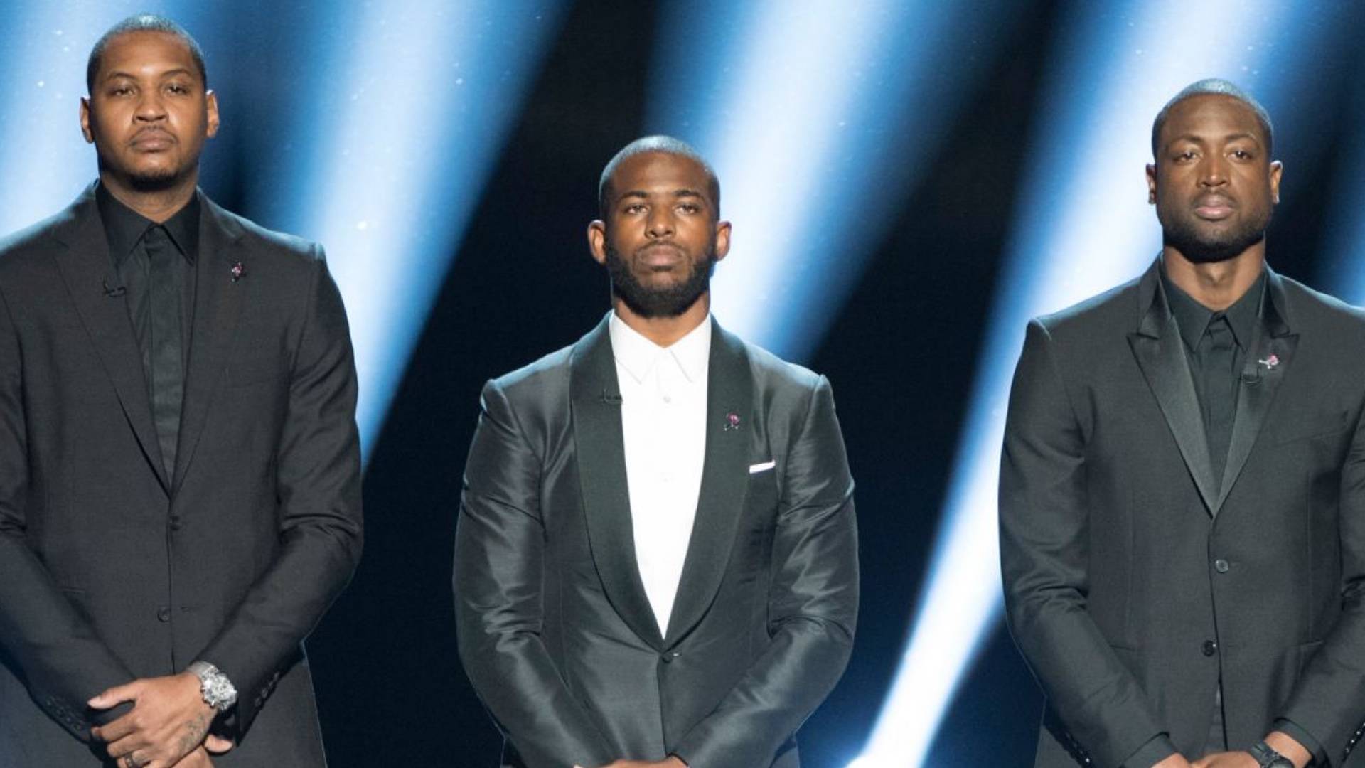 Carmelo Anthony, Chris Paul, Dwyane Wade on BET Buzz 2020.