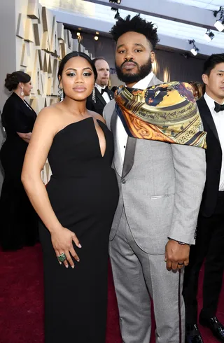 Ryan Coogler and Zinzi Evans - (Photo: Kevork Djansezian/Getty Images)&nbsp;