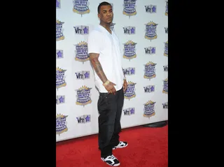 The Game - The Game jumped on the bandwagon and also rocked a white tee and denim jeans.<br><br>(Photo Credit: PictureGroup)