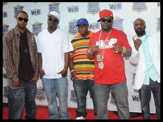 Dem Franchize Boyz - Dem Franchize Boyz each put on their game face and personal red carpet looks.<br><br>(Photo Credit: PictureGroup)