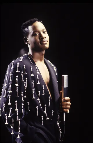Final New Edition  - Johnny Gill is the final member of New Edition and talented R&amp;B singer that pushed out eight solo and duet Top Ten R&amp;B hits. The D.C. native has been performing since a young age and is still making music to this day. (Photo: Richard E. Aaron/Redferns)