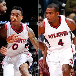 Hawks Flying - Jeff Teague and Paul Millsap are the biggest reasons why the Atlanta Hawks have been showing out this season. This must be good karma for Millsap after those years with the Utah Jazz.&nbsp;(Photo: Atlanta Hawks via Instagram)