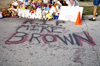 R.I.P. Michael Brown - (Photo: Lucas Alvarado-Farrar/Whose Streets Media)