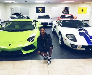 Cars - We all know how much he loves cars. (Photo: LIL SHAWN via Instagram)&nbsp;&nbsp;&nbsp;