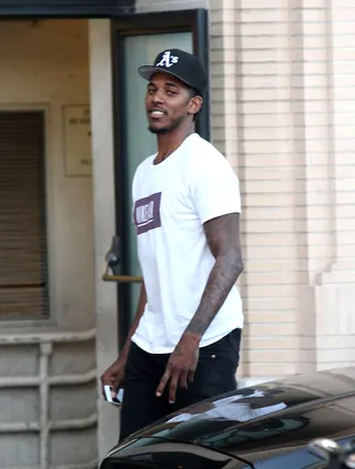 Stay True - Los Angeles Laker and boyfriend to Iggy Azalea&nbsp;Nick Young&nbsp;shows why he calls himself &quot;Swaggy P&quot; as he shops for some new gear at Barney's New York in Beverly Hills.(Photo: Survivor, PacificCoastNews)