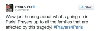 Vivica A. Fox - Not even 50 Cent could keep the actress from staying prayed up this weekend.(Photo: Vivica A Fox via Twitter)