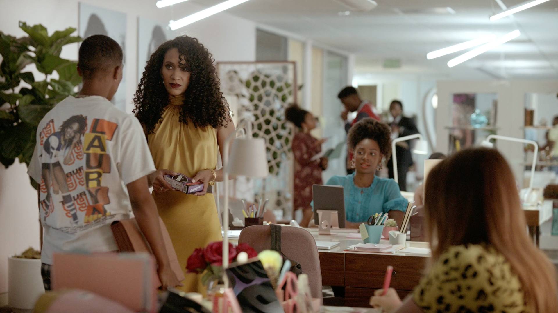 Jonica T. Gibbs and Sophina Brown on season 1 of BET's Twenties. 