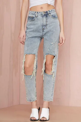 UNIF&nbsp;Twerk Boyfriend Jeans ($60) - Yesterday’s baggy pants become today’s &quot;boyfriend&quot; jeans. We love this pair from Nasty Gal. Rock it with a fitted crop-top for ultimate '90s style (twerking optional).&nbsp; (Photo: Nasty Gal)