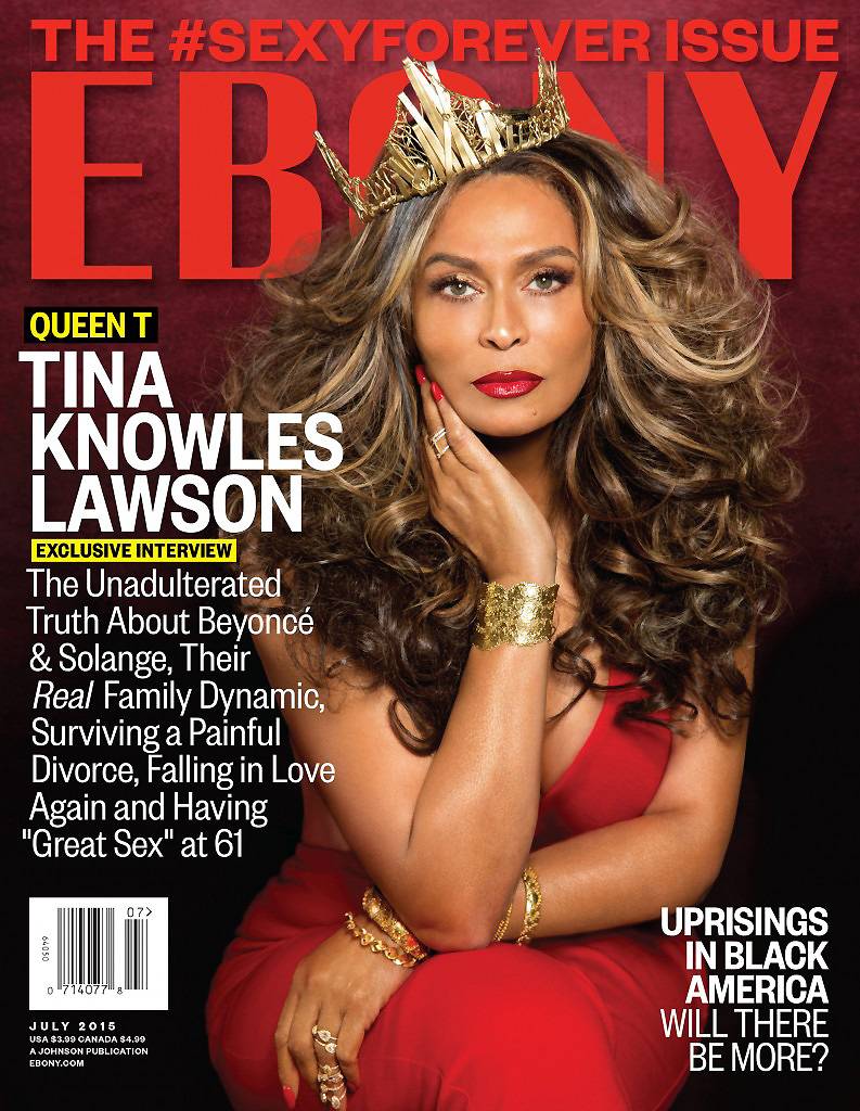 Tina Knowles on Ebony