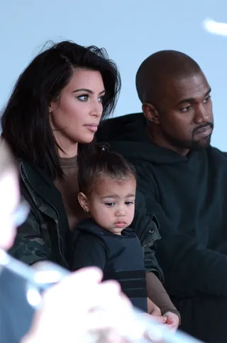 Walk This Way - Nori learned how to walk the runway as she accompanied her parents to her father's Adidas Originals showcase during Fashion Week.&nbsp;(Photo: Ivan Nikolov/WENN.com)