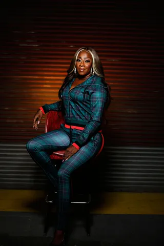 Le'Andria Johnson strikes a pose. - (Photo: Ser Baffo)