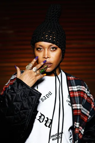 Soul Cypher performer Erykah Badu locks eyes with the camera. - (Photo: Ser Baffo)
