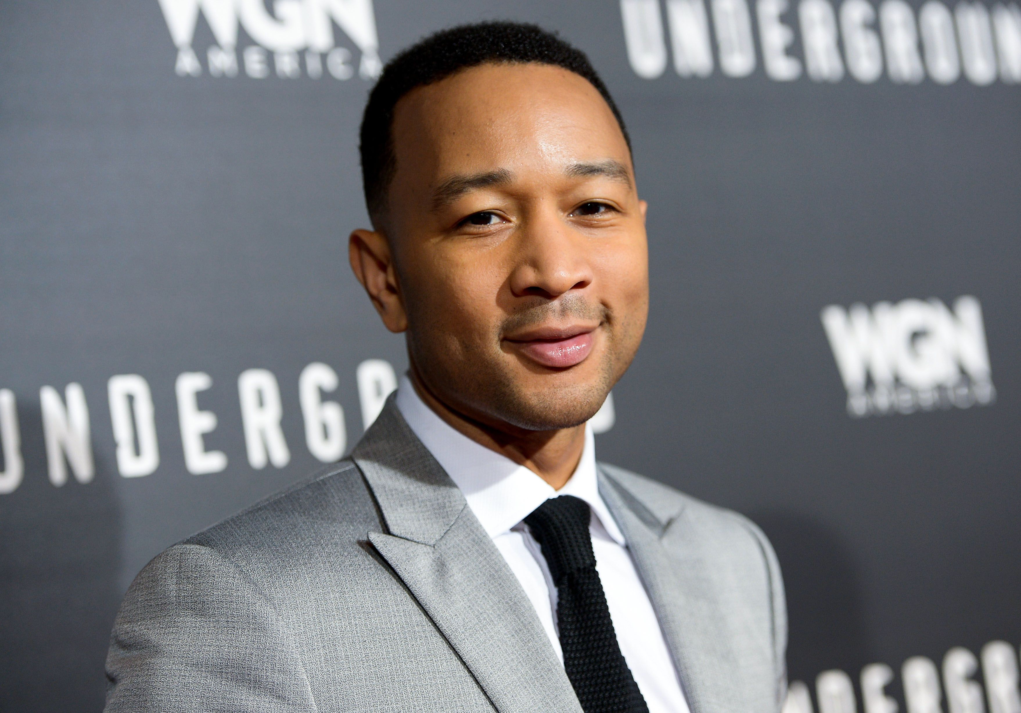 LOS ANGELES, CA - MARCH 02:  Executive producer John Legend attends WGN America's "Underground" World Premiere on March 2, 2016 in Los Angeles, California.  (Photo by Charley Gallay/Getty Images for WGN America)