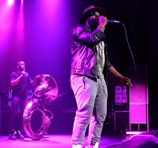 Shine - The Roots MC'd the night in honor of the beloved producer.(Photo: Leon Bennett/BET/Getty Images for BET)