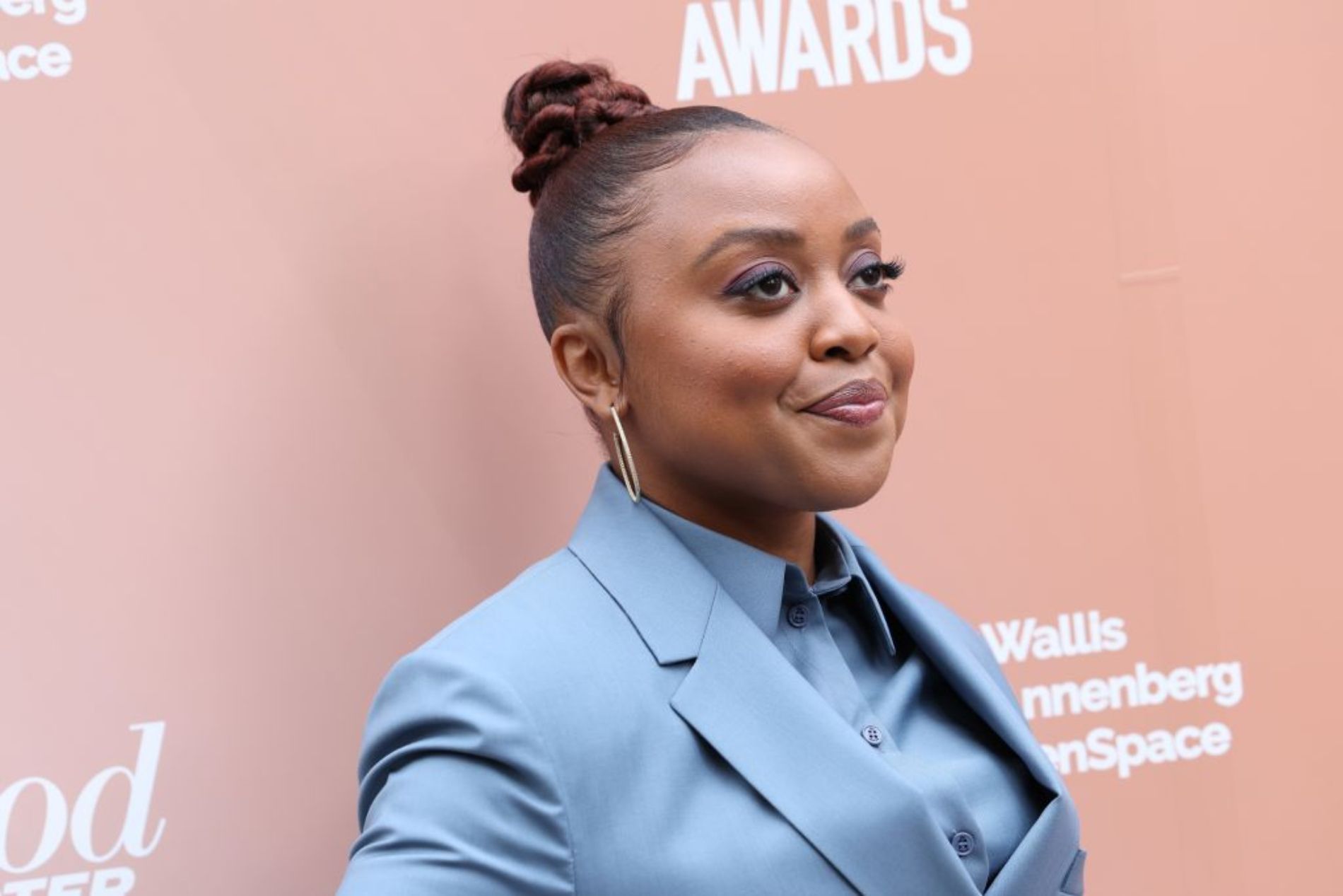 Quinta Brunson attends The Hollywood Reporter 2nd Annual "Raising Our Voices" event at Audrey Irmas Pavilion on May 31, 2023 in Los Angeles, California. (Photo by Robin L Marshall/WireImage)