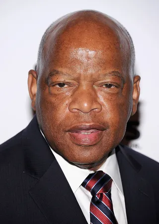John Lewis - "Where is your compassion? Where is your heart? Where is your soul?" asked Rep. John Lewis (D-Georgia) during a Ways & Means Committee hearing on budget cuts that would slash safety net items such as food stamps.\r(Photo: Jamie McCarthy/Getty Images)