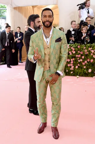 Omari Hardwick in Gucci - &nbsp;(Photo: Jamie McCarthy/Getty Images)&nbsp;