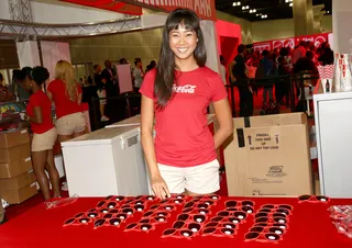 The Shade Is Real - Coca-Cola gave away some hip glasses for all to block out any rays that might be in the way.(Photo: Rich Polk/BET/Getty Images for BET)