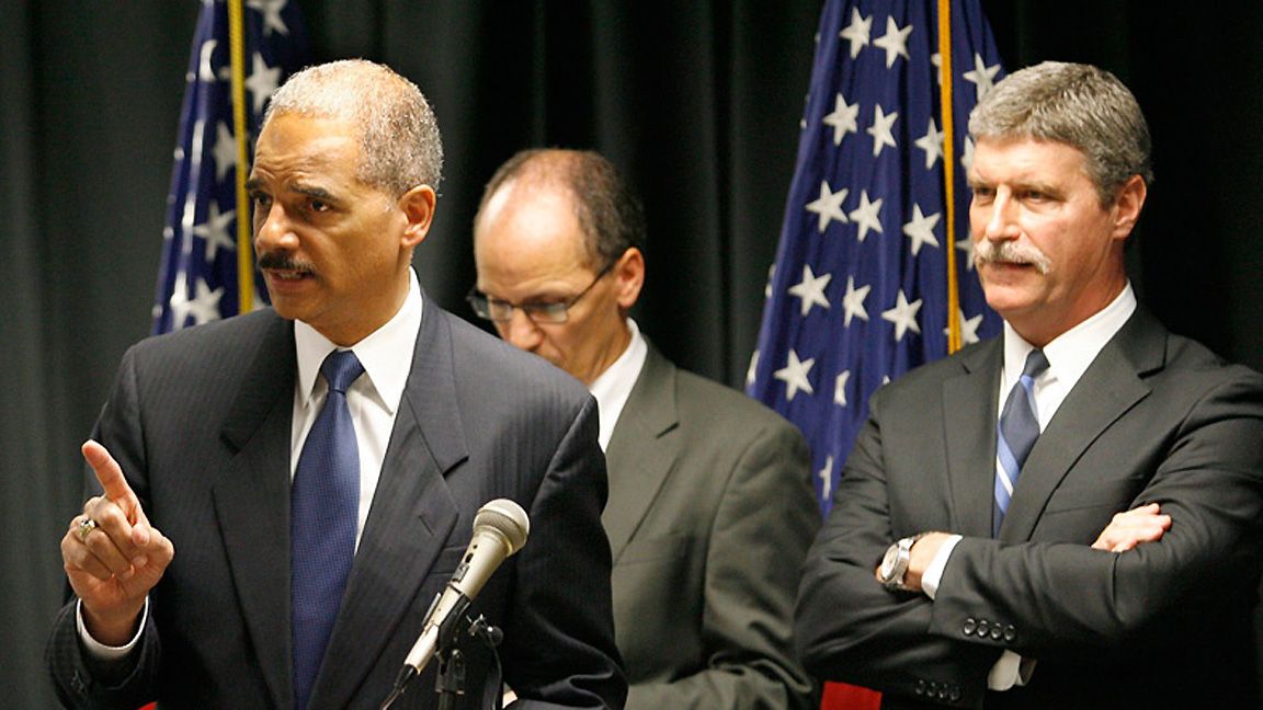 Officers Sentenced in Katrina Killings Case&nbsp; - Five former&nbsp;New&nbsp;Orleans&nbsp;police officers were sentenced to prison terms ranging from six to 65 years on Wednesday for their roles in the deadly shootings of unarmed residents on a bridge after Hurricane Katrina.A federal jury convicted the officers in August of civil-rights violations in the shootings on the Danziger Bridge and a coverup.(Photo: AP/The Times-Picayune, Michael DeMocker)