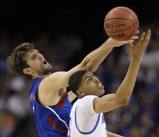 Freshman Takes Center Stage - Kentucky freshman Anthony Davis was selected the Most Outstanding Player after dominating defensively in the championship game.(Photo: AP Photo/Mark Humphrey)