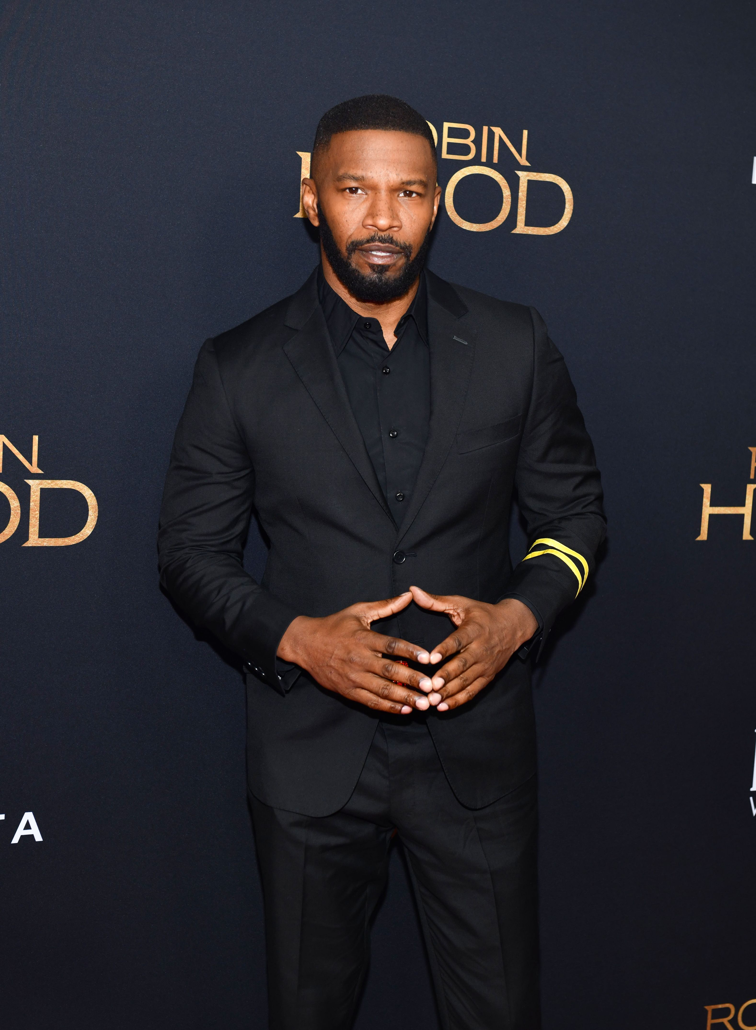 NEW YORK, NEW YORK - NOVEMBER 11: Jamie Foxx attends the "Robin Hood" New York screening at AMC Lincoln Square Theater on November 11, 2018 in New York City. (Photo by Noam Galai/Getty Images)