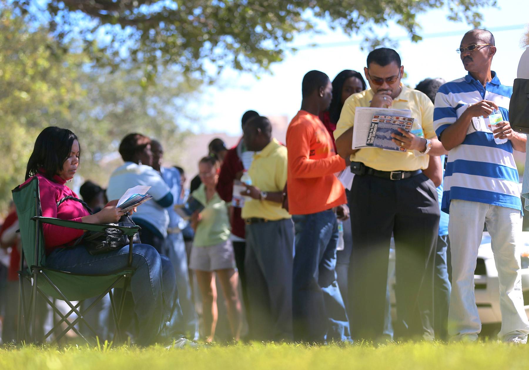 Line to vote